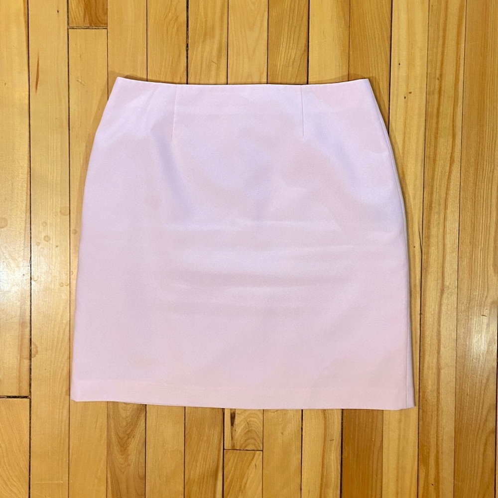 Vintage 90s baby pink high waisted mini skirt